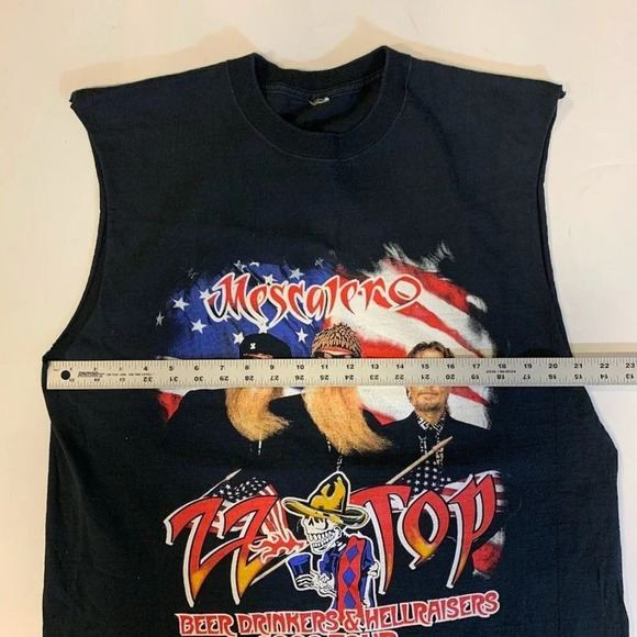 ZZ Top Mescalero 2003 Beer Drinker Y2K Vintage‎ Tour Rock Band T-Shirt Size XL - Picture 7 of 9
